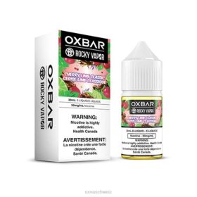 OXVA OXBAR 30 ml Salz nic FP2R49 - Einweg Wieder Auffüllbar Oxva Vape Anmachen Kirsch-Limetten-Klassiker