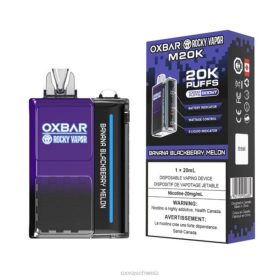 OXVA OXBAR m20k FP2R1 - Einweg Wieder Auffüllbar Oxva Vape Anmachen Banane Brombeermelone