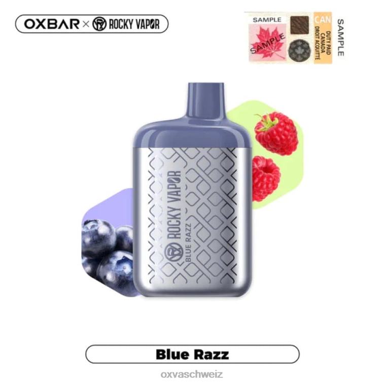 OXVA OXBAR 4500 - OXVA vape blinkt blau - BN6XL35 Blauer Razz