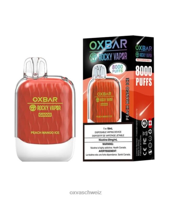 OXVA OXBAR G8000 - OXVA vape sale - BN6XL39 Pfirsich-Mango-Eis