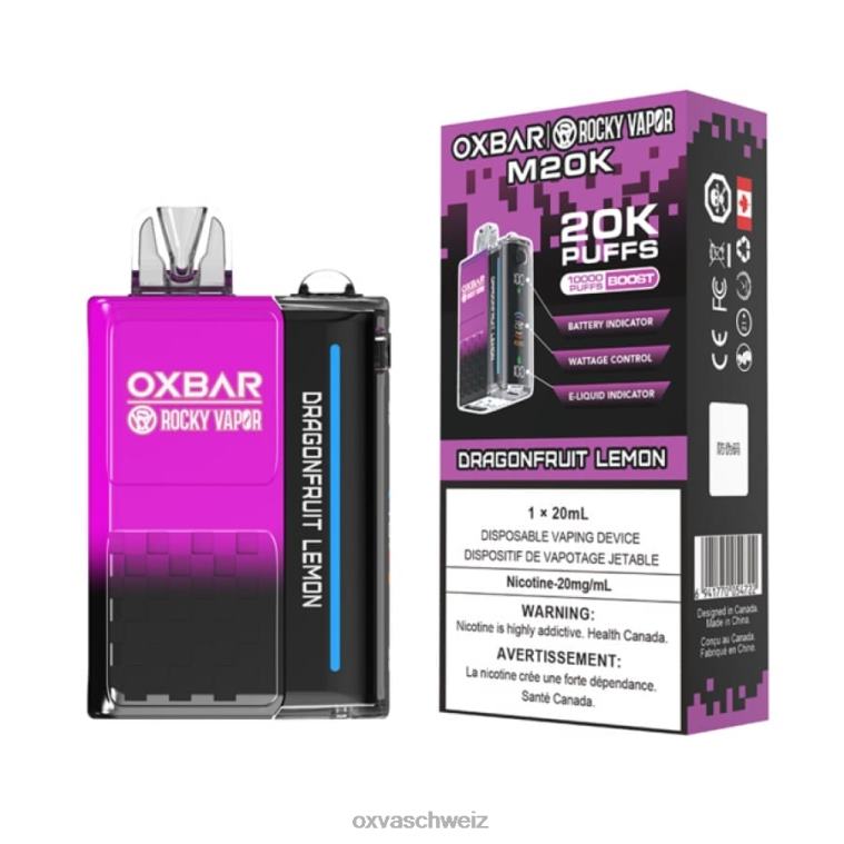 OXVA OXBAR M20K - OXVA vape anmachen - BN6XL4 Drachenfrucht-Zitrone