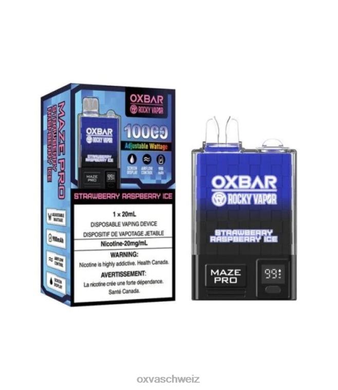 OXVA OXBAR MAZE PRO 10000 - OXVA disposable pod - BN6XL30 Erdbeer-Himbeer-Eis