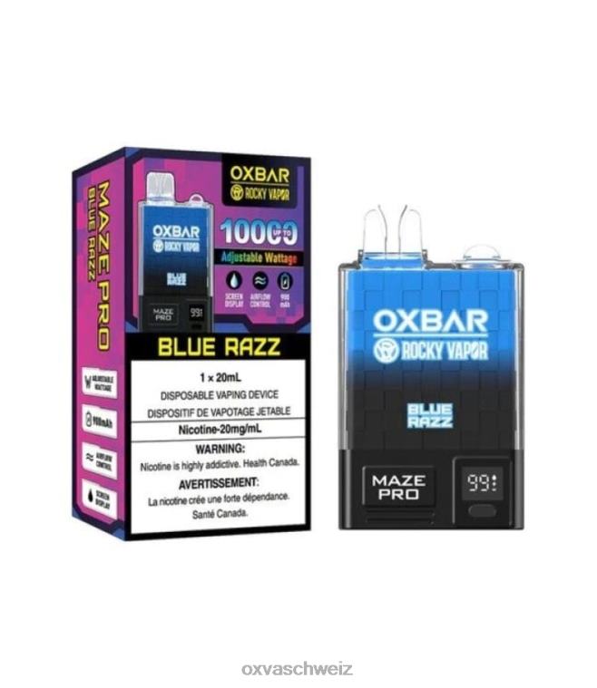 OXVA OXBAR MAZE PRO 10000 - OXVA vape kaufen - BN6XL26 Blauer Razz