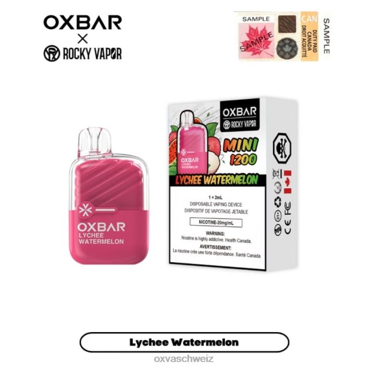 OXVA OXBAR MINI 1200 - OXVA Schweiz - BN6XL21 Litschi-Wassermelone