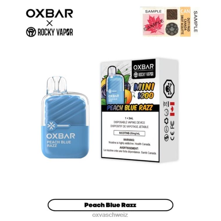 OXVA OXBAR MINI 1200 - OXVA disposable pod - BN6XL20 Traubeneis 2