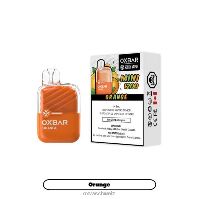 OXVA OXBAR MINI 1200 - OXVA vape pods - BN6XL7 orange