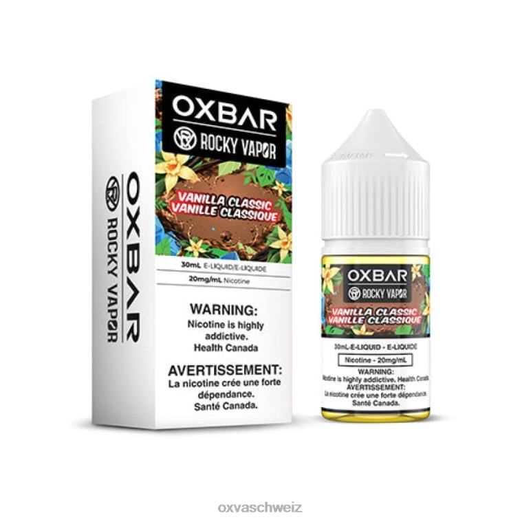 OXVA OXBAR - OXVA disposable pod - BN6XL50 Vanille-Klassiker 30 ml Salz nic