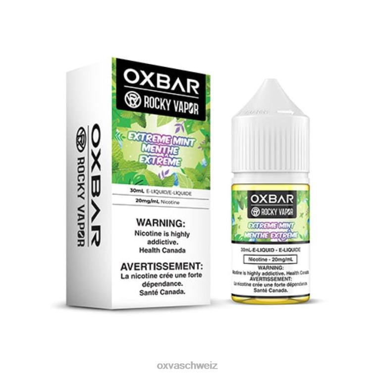 OXVA OXBAR - OXVA online store - BN6XL48 extreme Minze 30 ml Salz nic