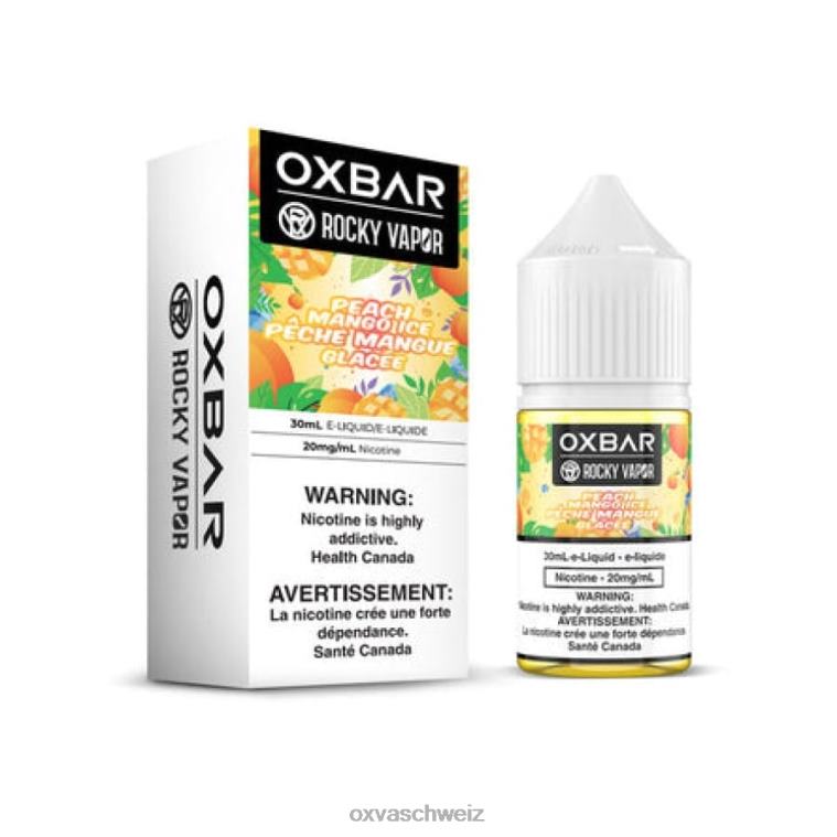 OXVA OXBAR - OXVA online store - BN6XL58 Pfirsich-Mango-Eis 30 ml Salz nic