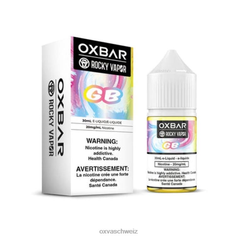 OXVA OXBAR - OXVA vape pods - BN6XL57 GB 30 ml Salz nic