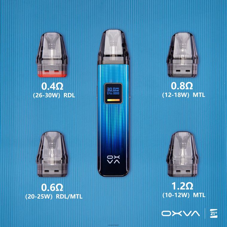 OXVA XLIM V3 - OXVA vape einschalten - BN6XL83 grau Füllen Sie die Kartusche von oben